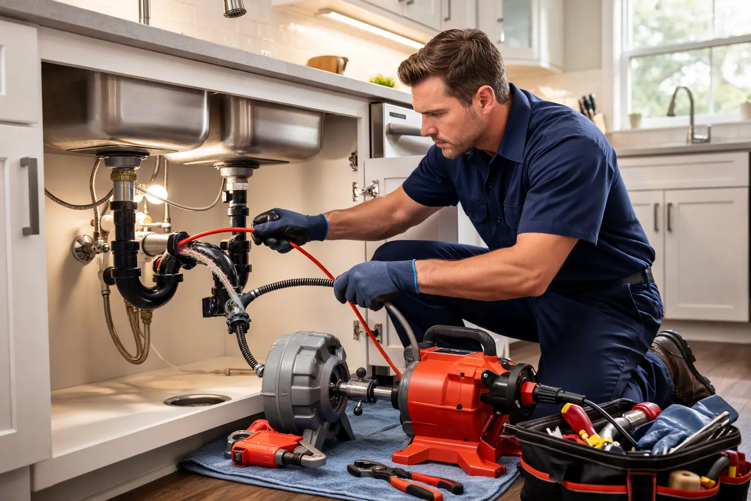 Kitchen Drain Cleaning